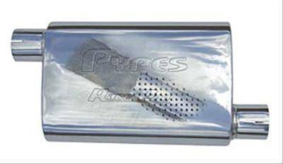 PYPES PERFORMANCE EXHAUST MVR16S - Stainless Muffler 3in Offset/Offset image