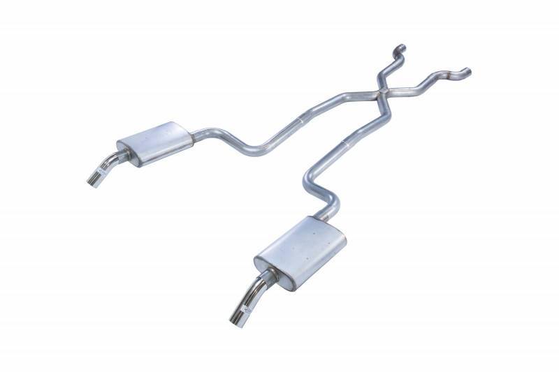 PYPES PERFORMANCE EXHAUST SCC10S - 74-80 Corvette Cross member Back Exhaust image