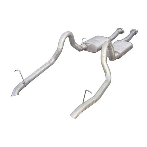 PYPES PERFORMANCE EXHAUST SFM10V - 86-93 Mustang 5.0L 2.5in Exhaust System image