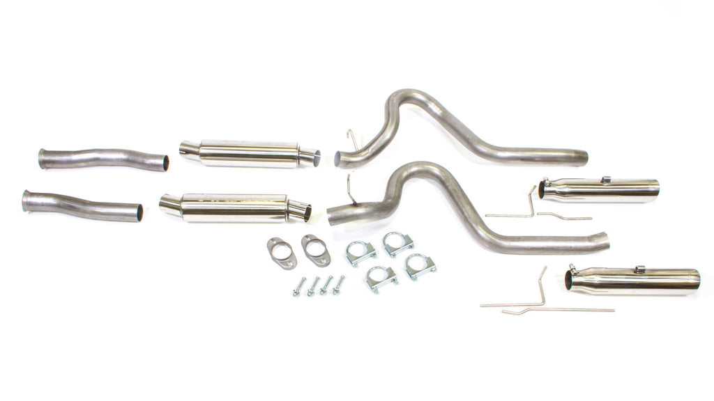 PYPES PERFORMANCE EXHAUST SFM29V - 79-04 Mustang 5.0L 2.5 in Cat Back Exhaust Kit image