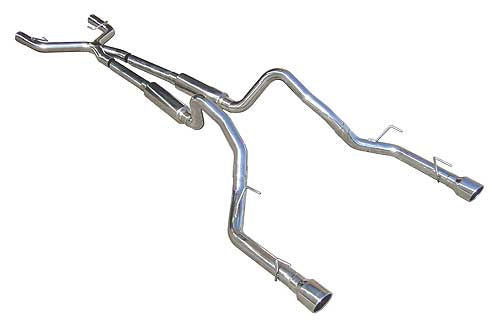 PYPES PERFORMANCE EXHAUST SFM69 - 05-10 Mustang 4.0L 2.5in Cat Back Exhaust System image