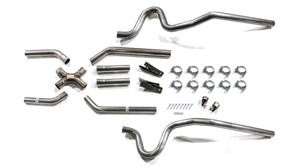 PYPES PERFORMANCE EXHAUST SGA10 - 64-72 GM A-Body 2.5in Crossmember Back Exhaust image