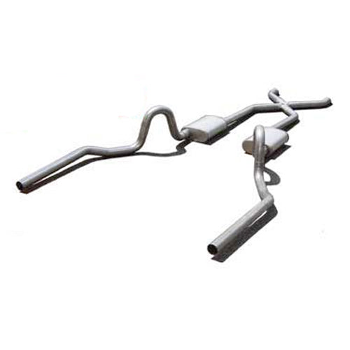 PYPES PERFORMANCE EXHAUST SGA13S - 64-72 A-Body 3in Exhaust System w/X-Pipe image