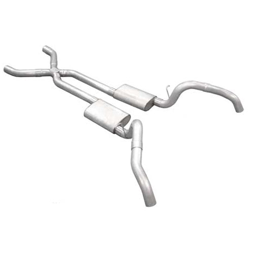 PYPES PERFORMANCE EXHAUST SGF60S - 67-69 Camaro V8 2.5in Exhaust System w/X-Pipe image