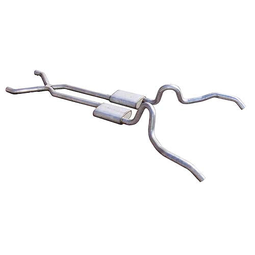 PYPES PERFORMANCE EXHAUST SGN10S - 62-67 Nova 2.5in Exhaust System w/X-Pipe image