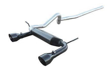Load image into Gallery viewer, PYPES PERFORMANCE EXHAUST SJJ19SB - 07-17 Jeep JK 4DR Dual Cat Back Exhaust KIt Blk image