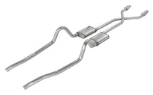 Load image into Gallery viewer, PYPES PERFORMANCE EXHAUST SMA910SE - 75-76 Mopar A-Body 2.5in Crossmember Back Exhaust image
