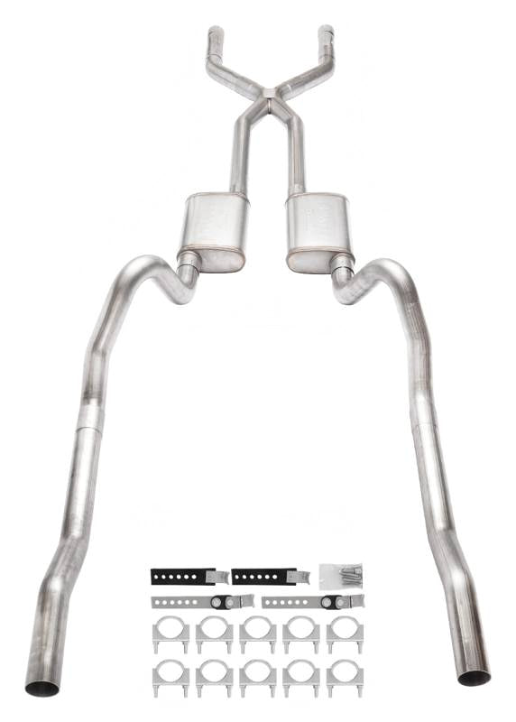 PYPES PERFORMANCE EXHAUST SMB13S - 66-74 Mopar B-Body Crossmember Back Exhaust image