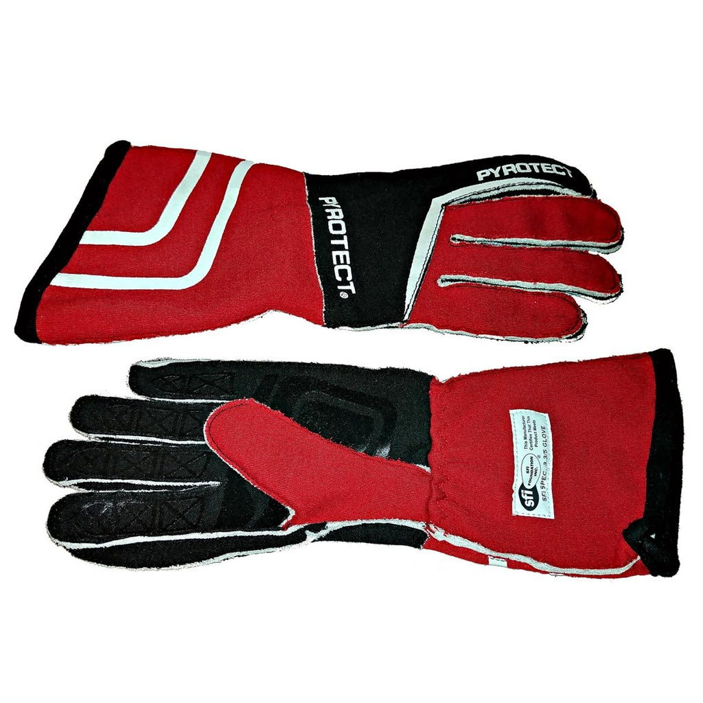 PYROTECT GS240420 - Glove Sport 2 Layer Blk/ Red Large SFI-5 image