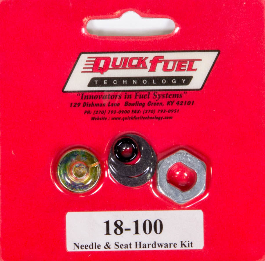 QUICK FUEL TECHNOLOGY 18-100 - Needle & Seat Hardware Kit image