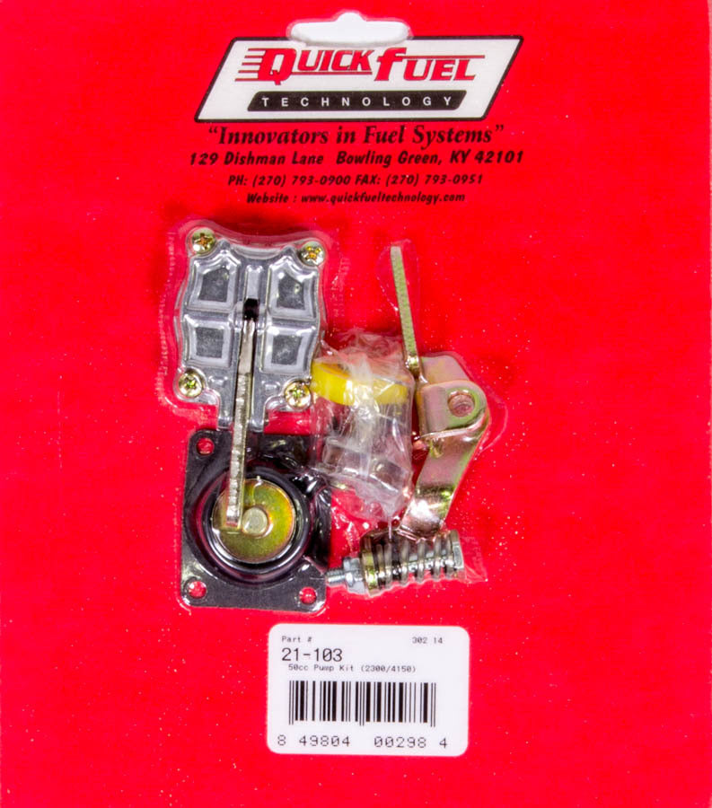 QUICK FUEL TECHNOLOGY 21-103 - Accelerator Pump Kit - 50cc (2300-4150 styles) image