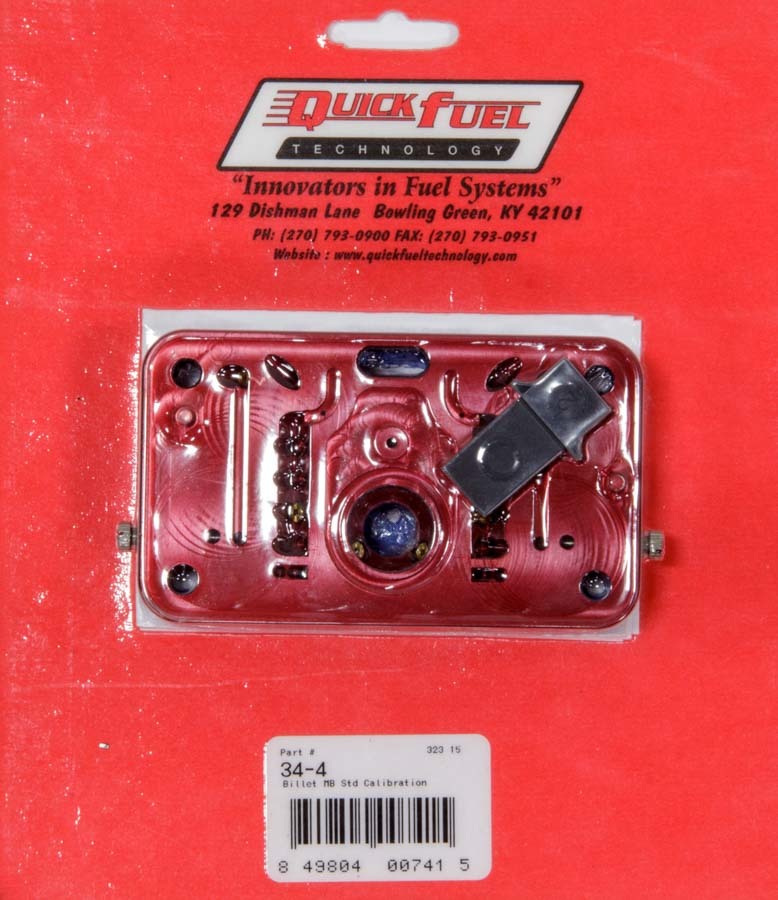 QUICK FUEL TECHNOLOGY 34-4 - Billet Metering Block - Standard Calibration image