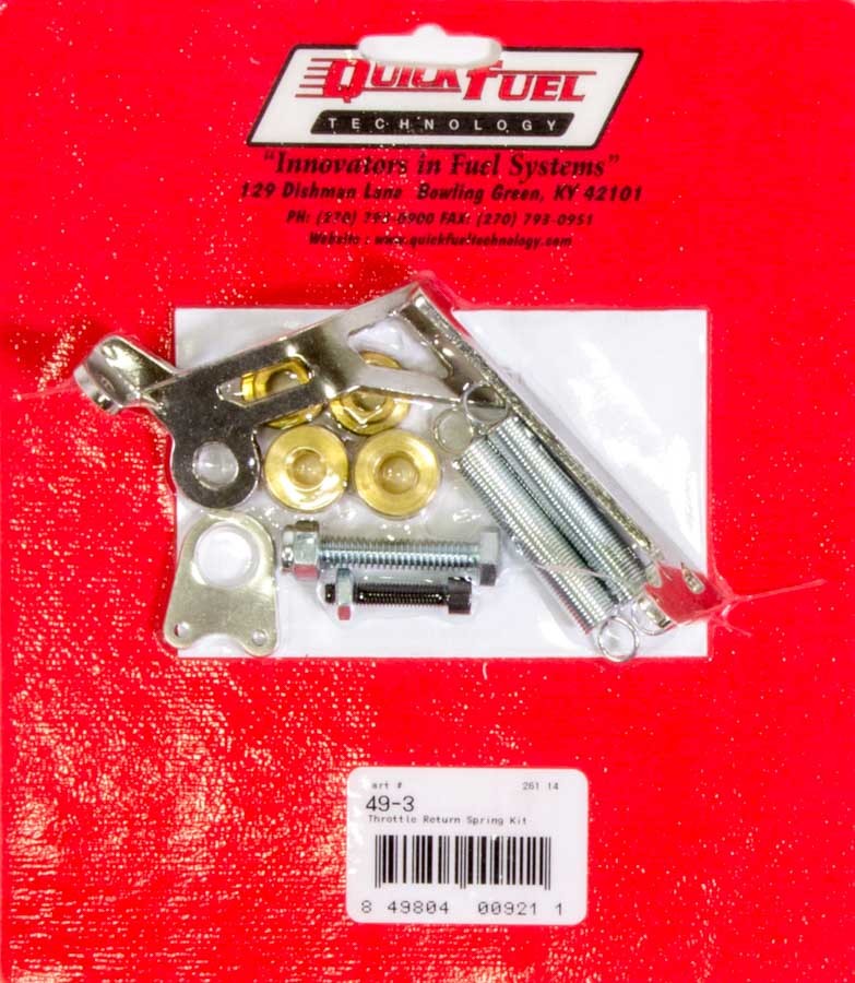 QUICK FUEL TECHNOLOGY 49-3 - Throttle Return Spring Kit - Square Flange image