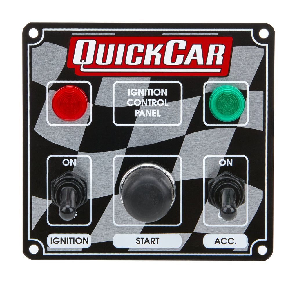 QUICKCAR RACING PRODUCTS 50-022 - Ignition Panel 2 Switch w/Lights image