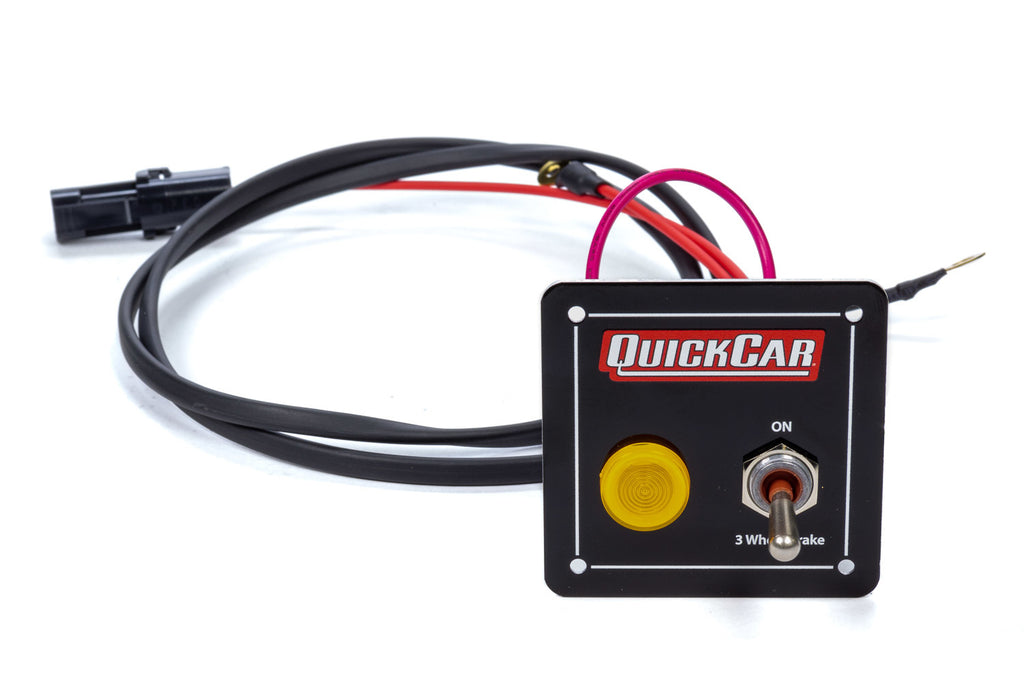 QUICKCAR RACING PRODUCTS 50-035 - 3-Wheel Brake Panel w/ Light image