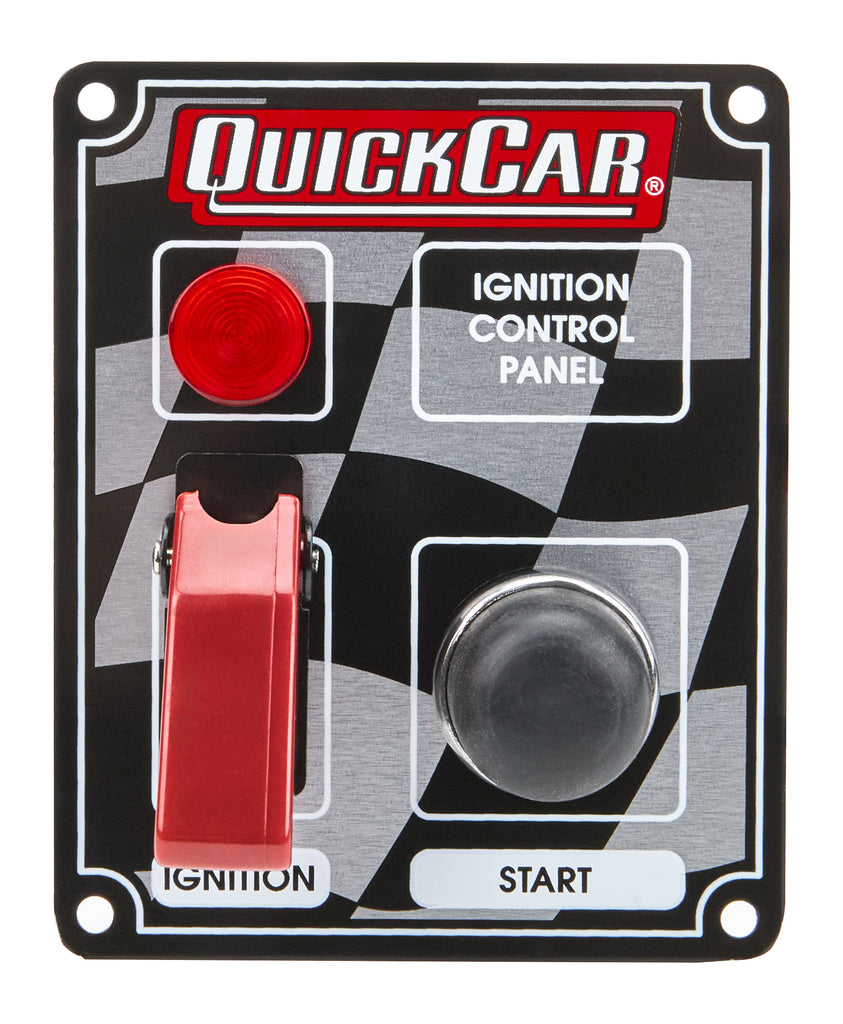 QUICKCAR RACING PRODUCTS 50-053 - Ignition Panel w/Flip Switch and Light image