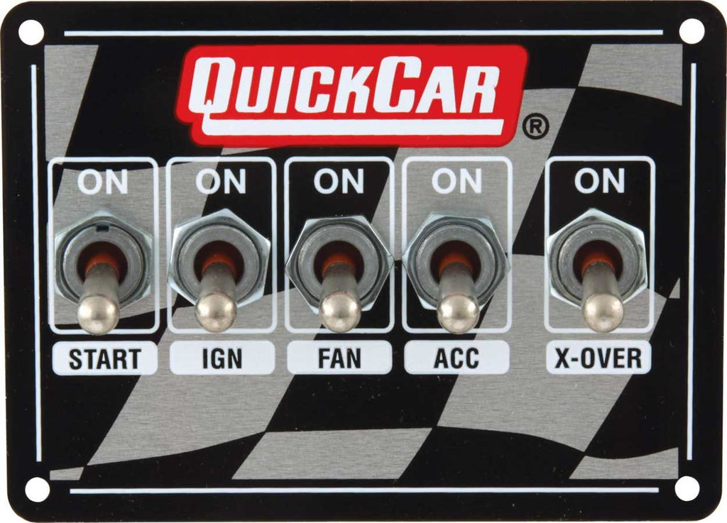 QUICKCAR RACING PRODUCTS 50-1713 - Ign panel Dirt Dual with 3 Wheel Brake image