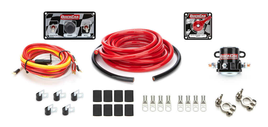 QUICKCAR RACING PRODUCTS 50-232 - Wiring Kit Premium 4 Gauge image