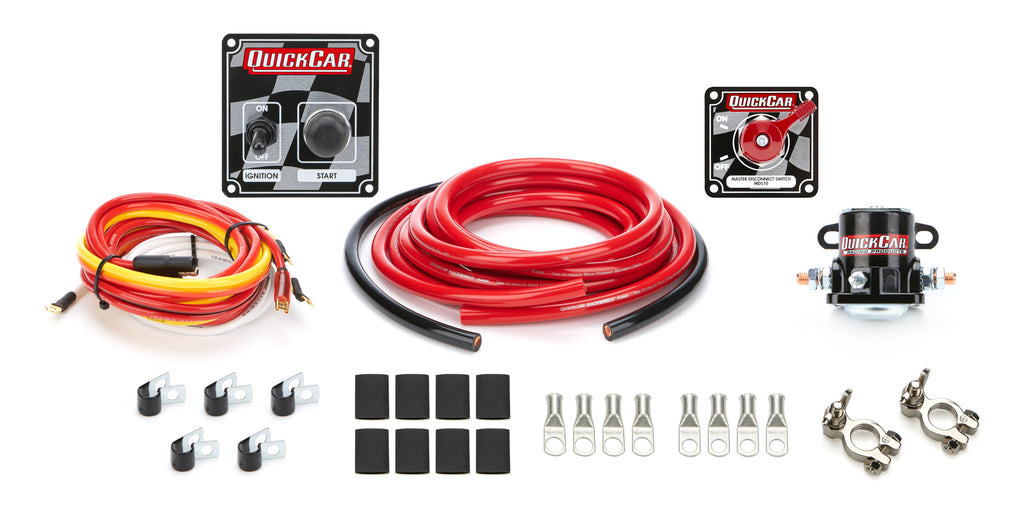 QUICKCAR RACING PRODUCTS 50-235 - Wiring Kit 4 Gauge with 50-102 Panel image