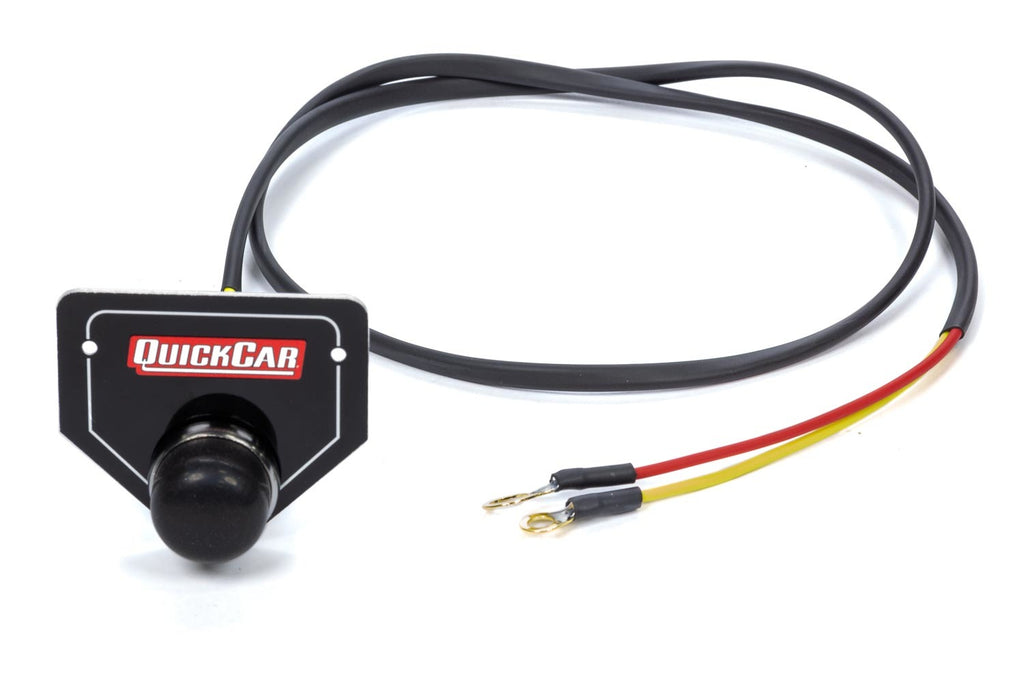 QUICKCAR RACING PRODUCTS 50-433 - Remote Start Button w/ Plate image