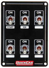 Load image into Gallery viewer, QUICKCAR RACING PRODUCTS 50-7611 - Ignition Panel Extreme 6 Switch Dual Ignition image