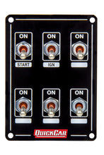 Load image into Gallery viewer, QUICKCAR RACING PRODUCTS 50-7614 - Ignition Panel Extreme 6 Switch Dual Ignition image