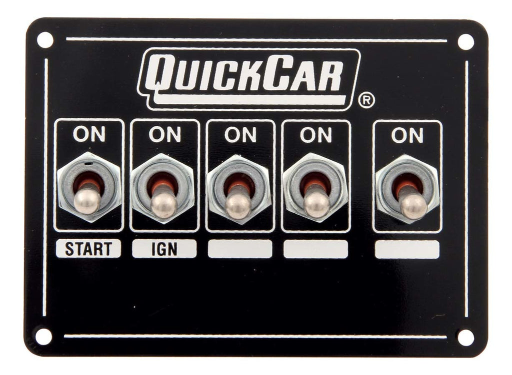 QUICKCAR RACING PRODUCTS 50-7711 - Ignition Panel - Dual Ing. w/X-Over & Acc. image