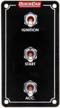 Load image into Gallery viewer, QUICKCAR RACING PRODUCTS 50-7931 - Ign. Panel Extreme Vert. 3 Switch Single Ignition image