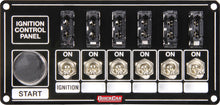 Load image into Gallery viewer, QUICKCAR RACING PRODUCTS 50-863 - Ignition Panel Black Fused w/Start Button image