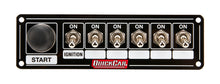 Load image into Gallery viewer, QUICKCAR RACING PRODUCTS 50-865 - Ignition Panel Blk. w/ Start But. 5 Acc. image