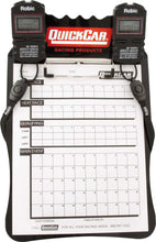 Load image into Gallery viewer, QUICKCAR RACING PRODUCTS 51-052 - Clipboard Timing System Black image