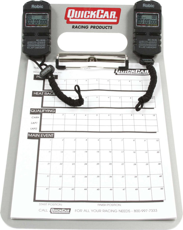 QUICKCAR RACING PRODUCTS 51-070 - Dual Timing Clipboard  image