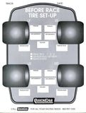 Before Race Tire Set-Up Forms (50 PK)