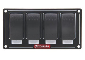 QUICKCAR RACING PRODUCTS 52-716 - Accessory Panel 4 Switch Rocker image