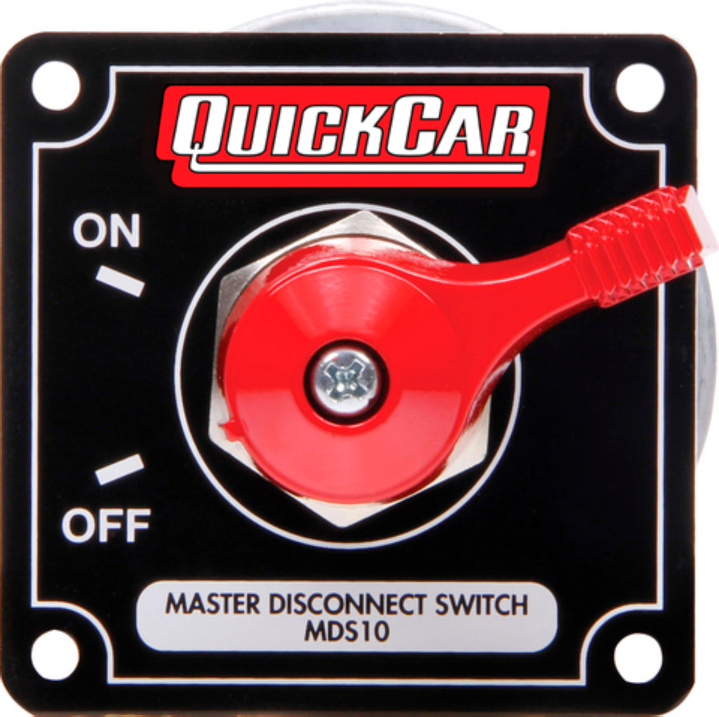 QUICKCAR RACING PRODUCTS 55-013 - Master Disconnect High Amp 4 Post Black Plate image