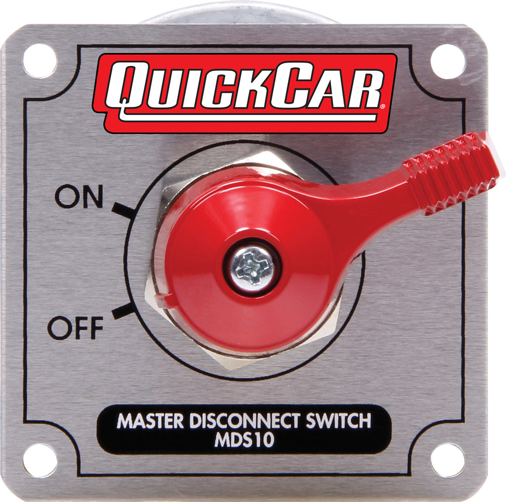 QUICKCAR RACING PRODUCTS 55-023 - Master Disconnect High Amp 4 Post Silver Plate image