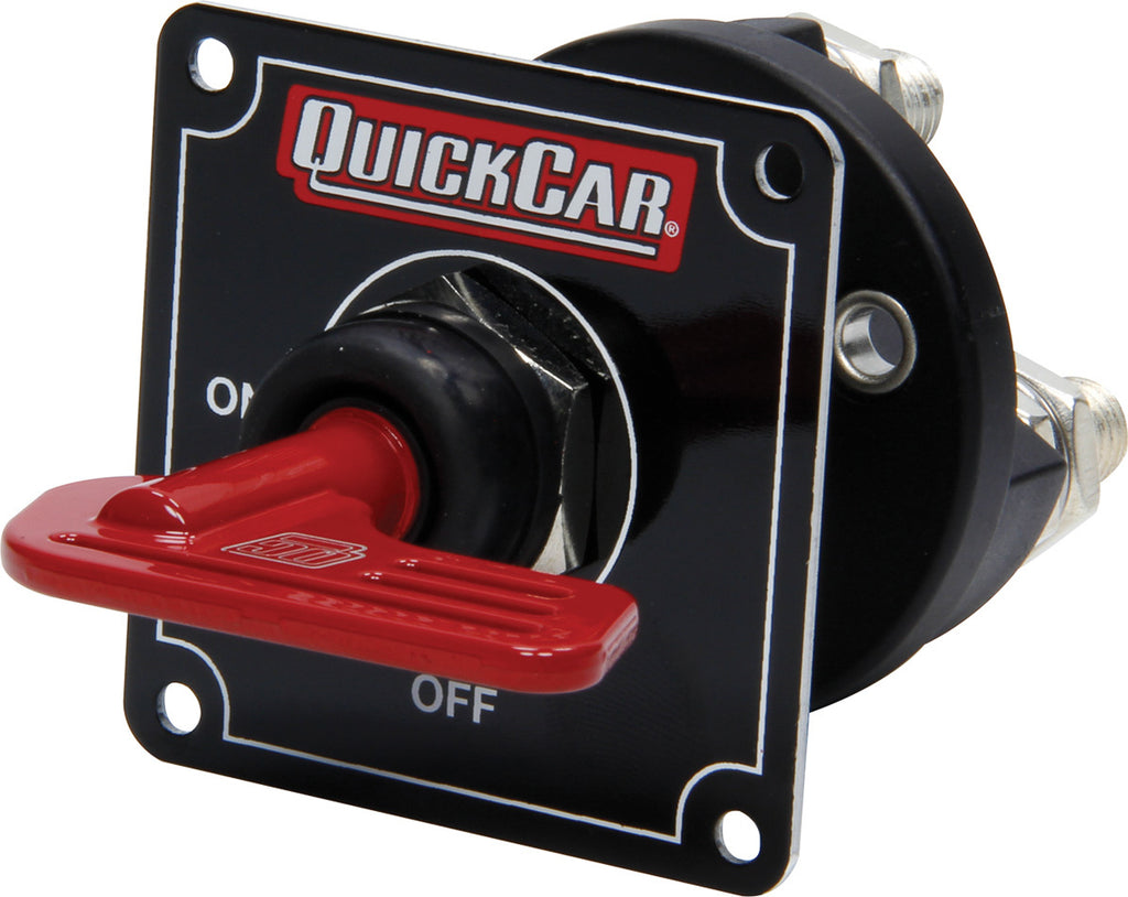 QUICKCAR RACING PRODUCTS 55-030 - Master Disconnect Black w/Removable Red Key image