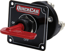 Load image into Gallery viewer, QUICKCAR RACING PRODUCTS 55-030 - Master Disconnect Black w/Removable Red Key image