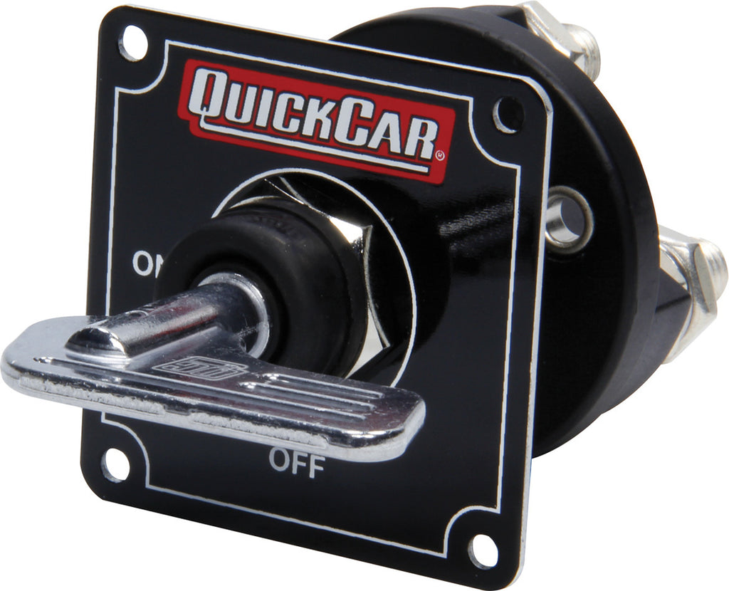 QUICKCAR RACING PRODUCTS 55-031 - Master Disconnect Black w/Removable Silver Key image