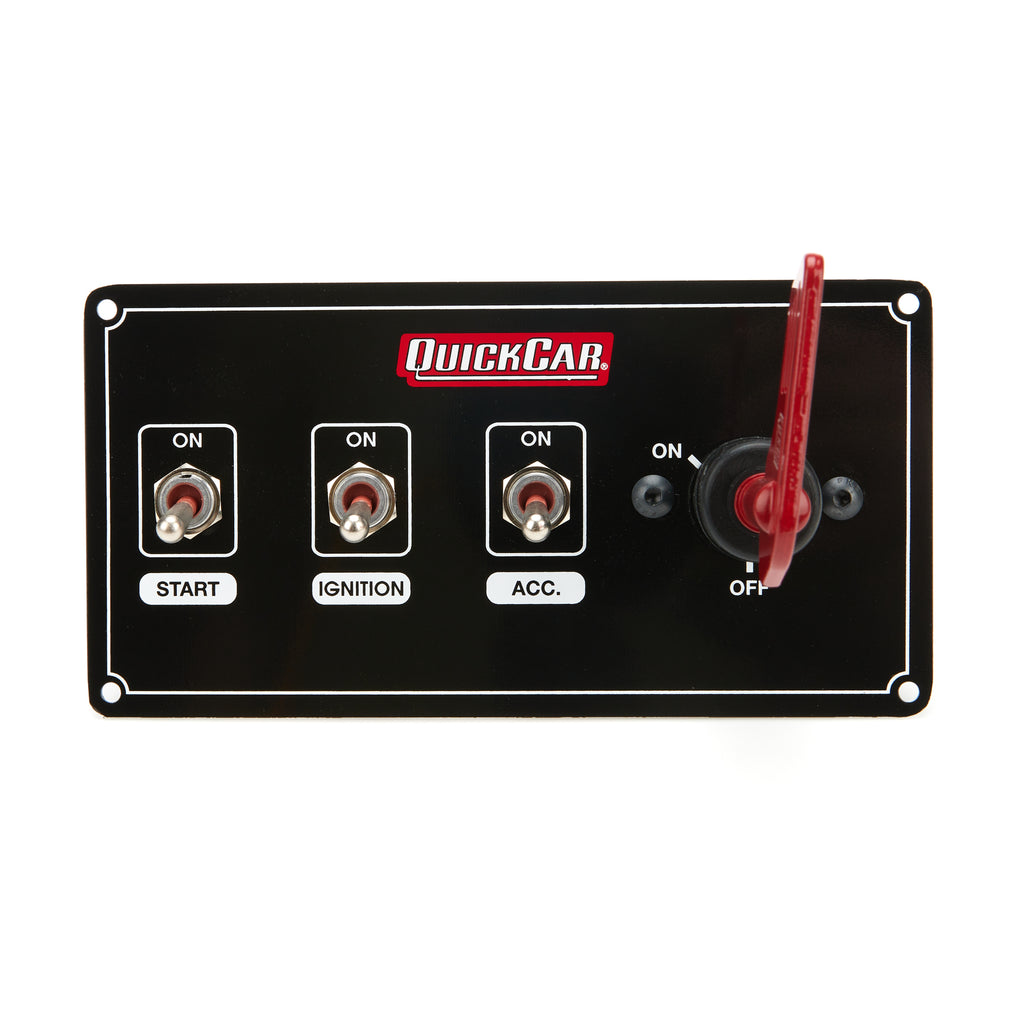 QUICKCAR RACING PRODUCTS 55-7330 - Ignition Panel Weather Proof w/ MSD 1 Acc. image