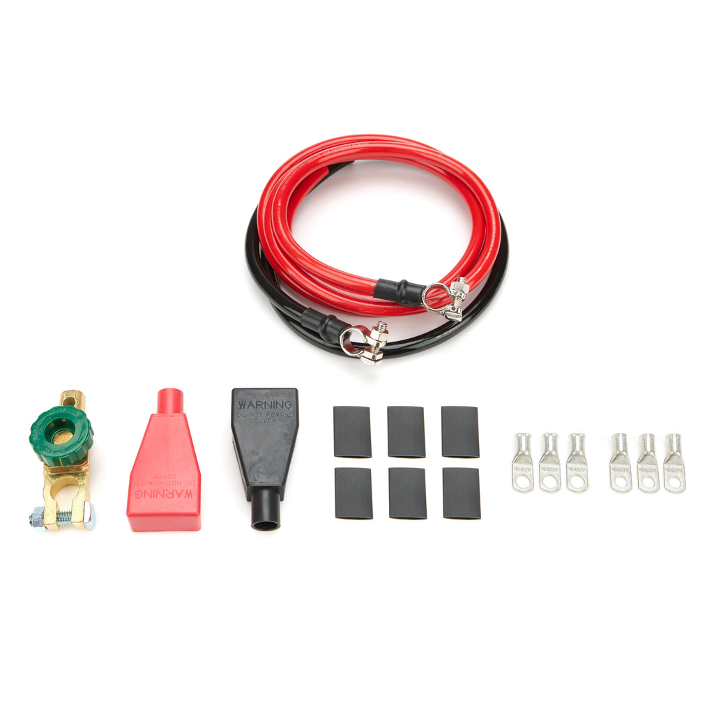 QUICKCAR RACING PRODUCTS 57-002 - Battery Cable Kit 2 Ga. 6ft Red & 3ft Black image