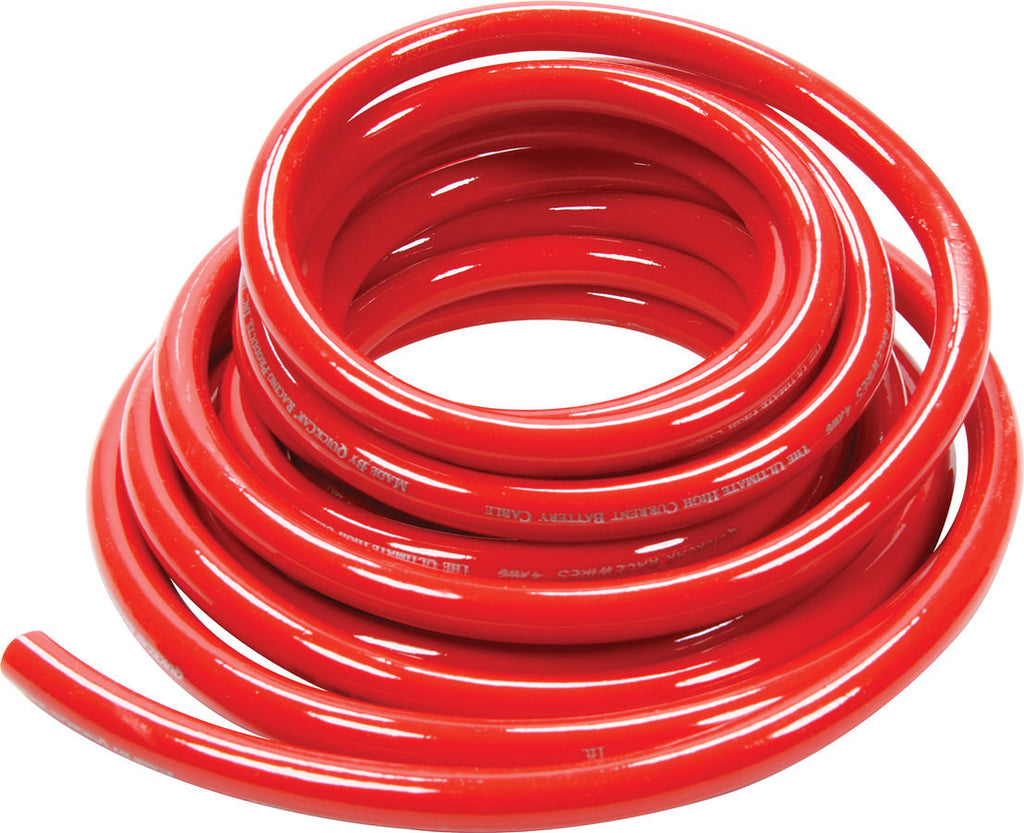 QUICKCAR RACING PRODUCTS 57-1541 - Power Cable 4 Gauge Red 15Ft image