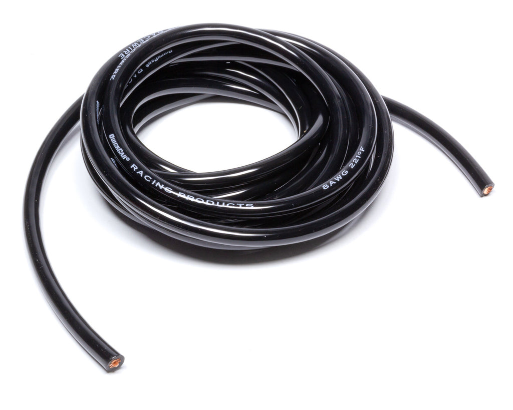 QUICKCAR RACING PRODUCTS 57-2501 - Wire 8 Gauge Black 10ft  image