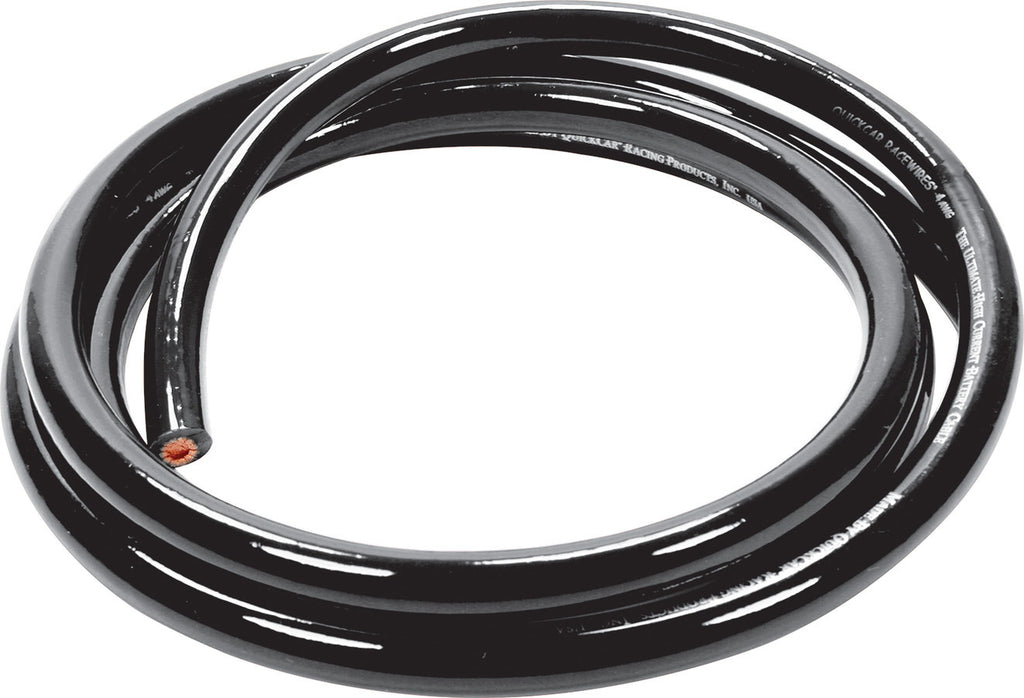 QUICKCAR RACING PRODUCTS 57-343 - Power Cable 4 Gauge Blk 5Ft image