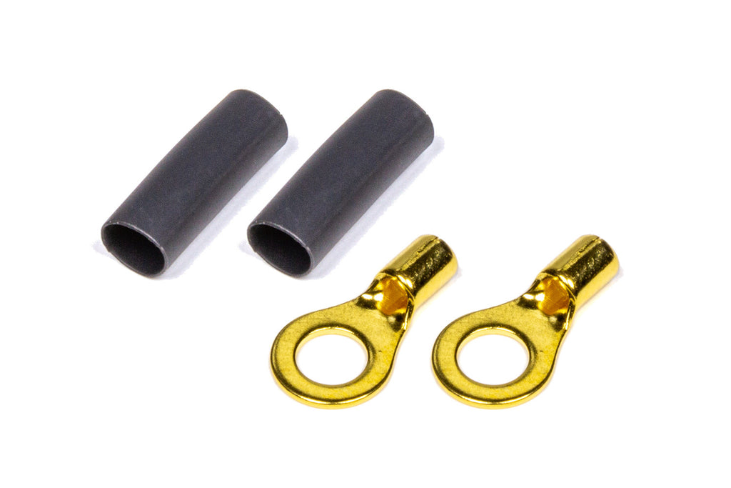 QUICKCAR RACING PRODUCTS 57-472 - Ring Terminal #10 14-16 GA. Pair w/Heat Shrink image