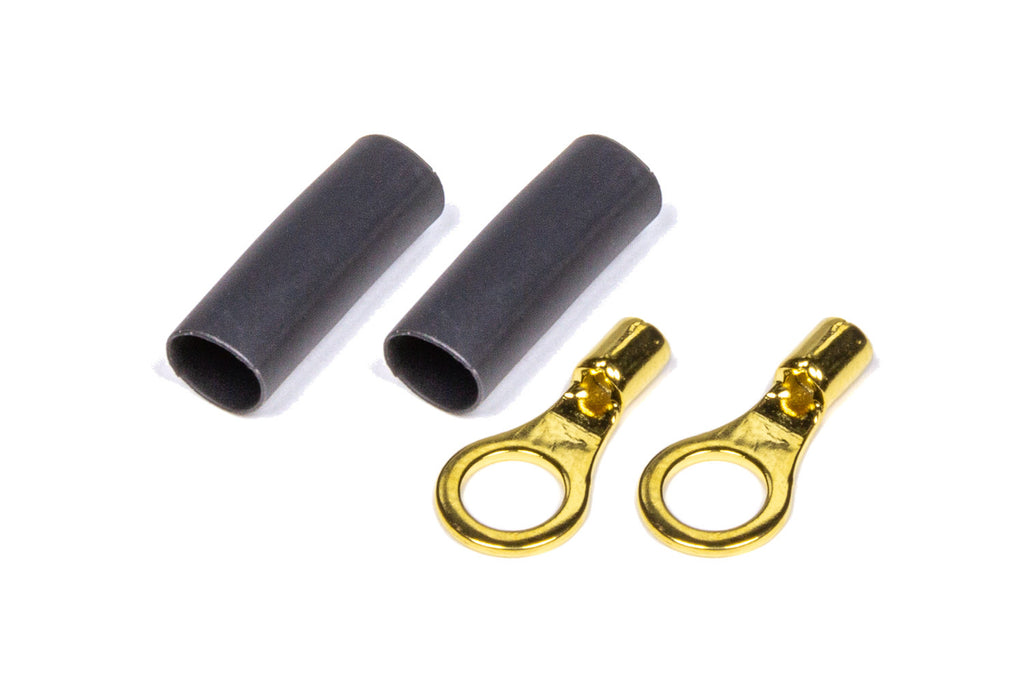 QUICKCAR RACING PRODUCTS 57-477 - Ring Terminal #10 22-16 GA. Pair w/Heat Shrink image