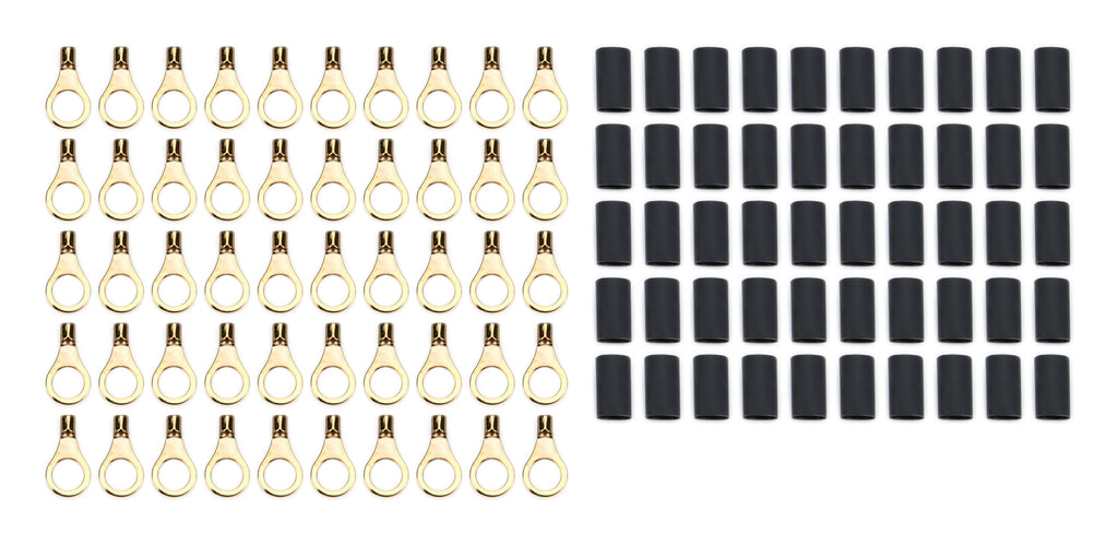 QUICKCAR RACING PRODUCTS 57-479-50 - Ring Terminal 5/16in 14- 16 Ga w/Heat Shrink 50pk image