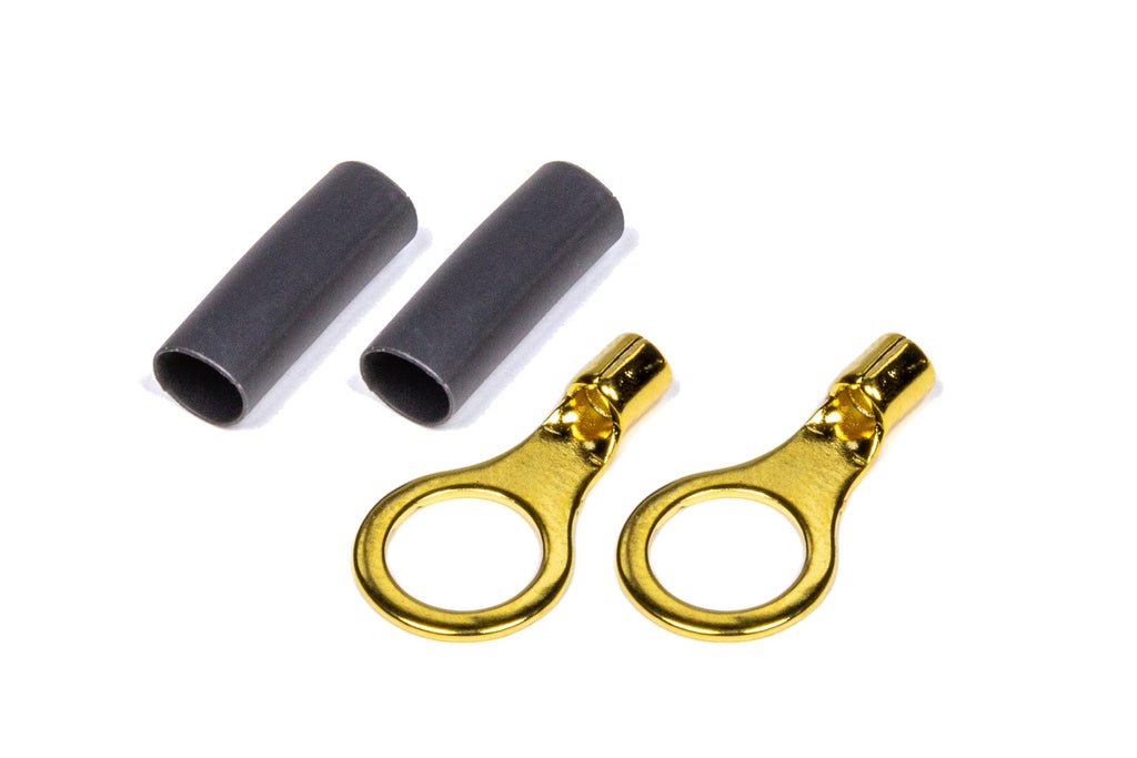 QUICKCAR RACING PRODUCTS 57-479 - Ring Terminal 5/16 14-16 GA. Pair w/Heat Shrink image