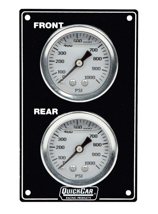 QUICKCAR RACING PRODUCTS 61-105 - Mini Brake Bias Gauge Panel Vertical Black image