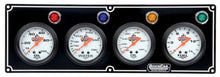 Load image into Gallery viewer, QUICKCAR RACING PRODUCTS 61-6721 - 4 Gauge Panel  OP/WT/OT/ FP Black image